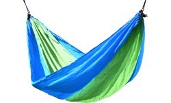 Šūpuļtīkls Cattara Nylon, zaļš/zils, 275x137 cm