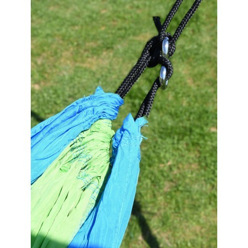 Hammock Cattara Nylon - Green/Blue 275x137cm