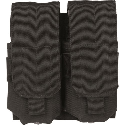 BLACK DOUBLE M4/M16 MAGAZINE POUCH
