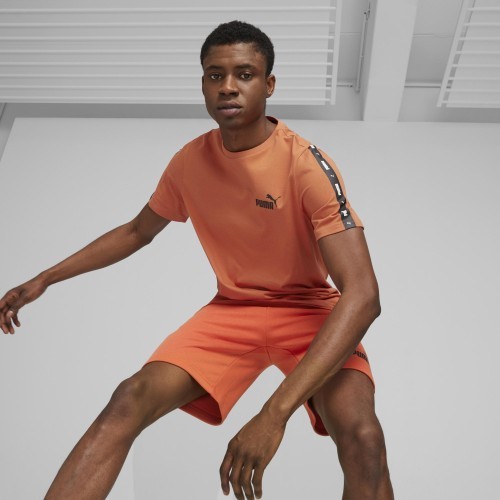 Puma Men's T-Shirt Ess+ Tape Tee Orange 847382 94