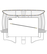 Защитная сетка Ultim Safety Net DLX XL – комплект трубок тента 5x5