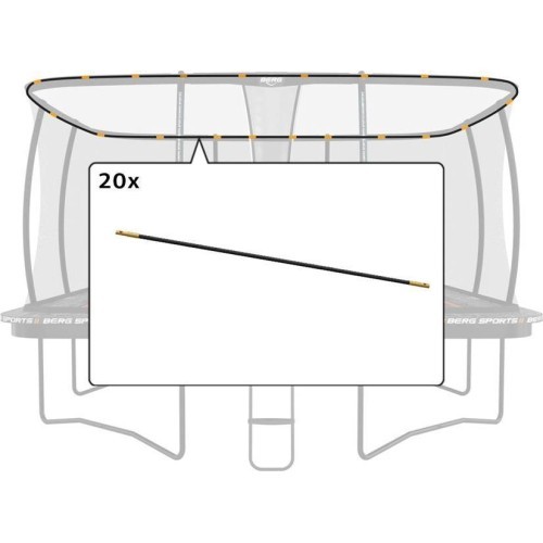 Drošības tīkls Ultim Safety Net DLX XL – tenta cauruļu komplekts 5x5
