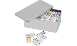 Игра домино Philos Double 12, металлическая коробка, 3628