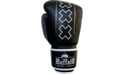 Buffalo Outrage boksa cimdi, melni un balti, 10 oz