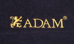 Полотенце Adam, чёрное, с чехлом, 33x16 см