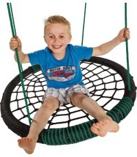 KBT ovālas šūpoles, melnas/zaļas krāsas