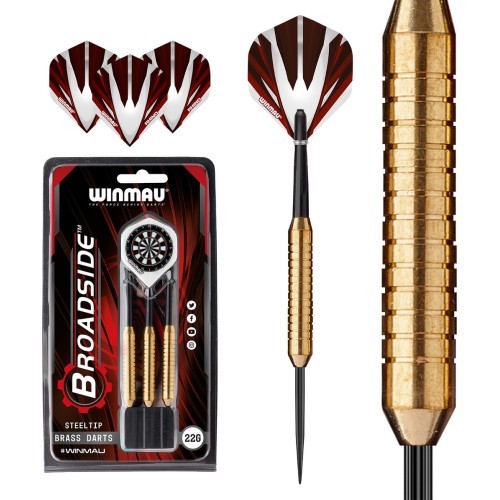 Латунные дротики Winmau Broadside 22 г
