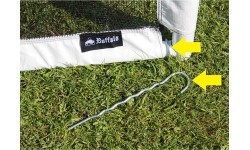 Buffalo World Cup football goal (225x175x80cm)