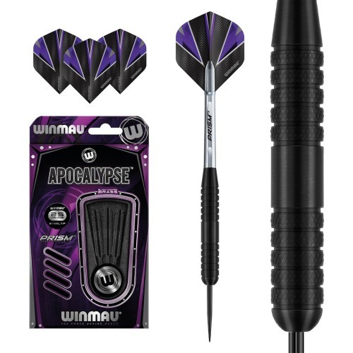 Дротики Winmau Apocalypse, латунь, стальные наконечники, 25 г