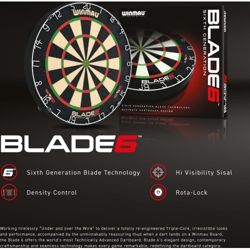 Šautriņu mērķis Winmau Blade 6