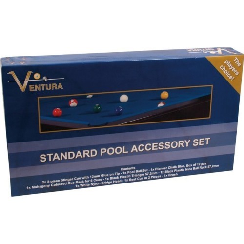 Ventura standarta biljarda piederumu komplekts