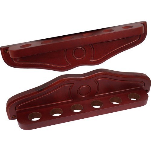 Стойка для бильярдных киёв Buffalo Mahogany Look De Luxe, на 6 киёв