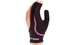 Biljarda cimds Buffalo, melns/rozā, M izmērs