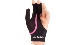 Biljarda cimds Buffalo, melns/rozā, M izmērs