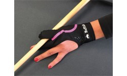 Biljarda cimds Buffalo, melns/rozā, M izmērs