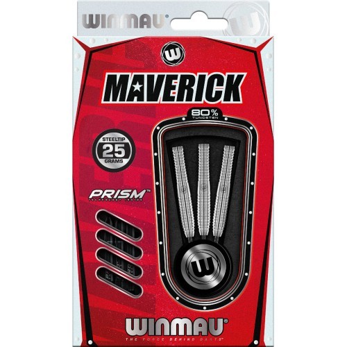 Šautriņu bultiņas Winmau Maverick, 80% volframa, tērauda smaile