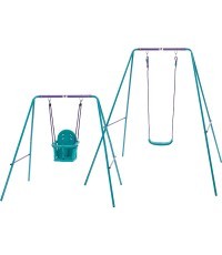 Слива 2 в 1 металлические качели