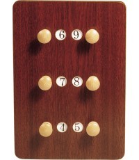 Biljarda rezultātu tablo Buffalo X3, 24 x 35 cm