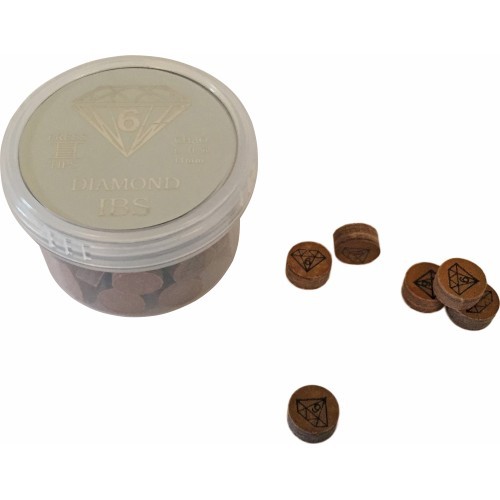 Ķijas uzgalis IBS Brown Diamond 14 mm, 50 gab.