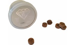 IBS Cue Tip 14mm Brown Diamond 50pcs