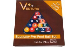 Набор бильярдных шаров Ventura Economy Pro-Pool 57,2 мм