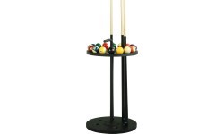 Buffalo Harlem cue stand round black