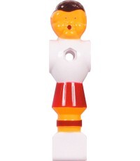 Rezerves galda futbola spēlētājs Buffalo, sarkans/balts, 16 mm