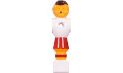Игрок для настольного футбола Bufalo, красный / белый, 16 мм