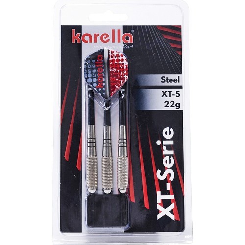 Šautriņas Karella XT-5 steel tip 22 g