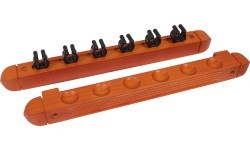 Mahogany izskats Cue plaukts 6 cue plauktiem