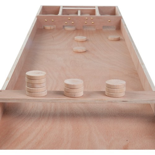 Longfield Shuffleboard, dabīga koka