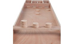 Longfield Shuffleboard, dabīga koka