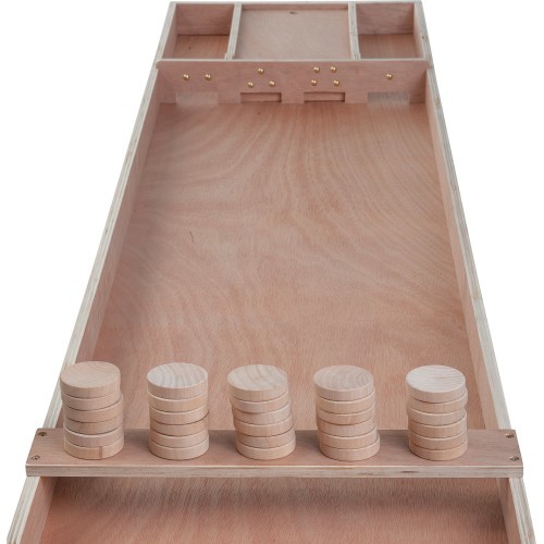 Longfield Shuffleboard, dabīga koka