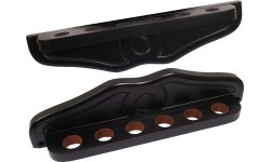 Cue Rack Buffalo De Luxe, Black, for 6 Cues