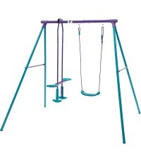 Plum Helios Swing set Turqoise