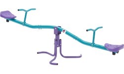 Rotating Seesaw Plum, Turqoise