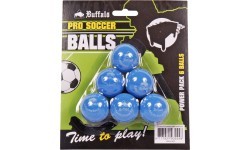 Набор мячей для настольного футбола Buffalo Pro, синие, 6 шт.