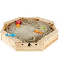 Деревянная песочница Пляж сокровищ сливы