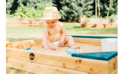 Wooden Sand Pit Plum