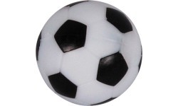 Galda futbola bumbiņa Buffalo, melna / balta, 36 mm