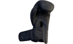 Buffalo ādas boksa cimdi melni 12oz