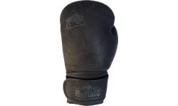 Боксерские перчатки Buffalo Leather черные 12oz