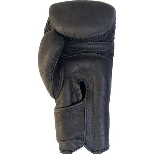 Боксерские перчатки Buffalo Leather черные 12oz