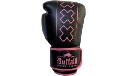 Buffalo Outrage boxing gloves black and pink 14oz