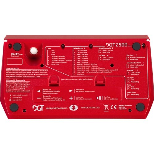 Цифровые шахматные часы DGT 2500 FIDE