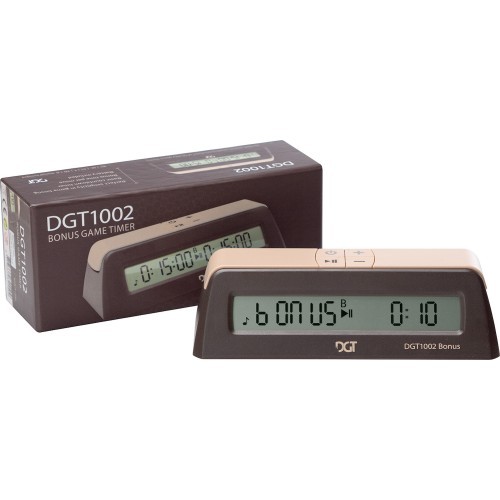 DGT 1002 digitālais šaha pulkstenis ar bonusa laiku