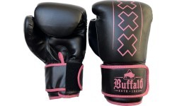 Buffalo Outrage boxing gloves black and pink 10oz