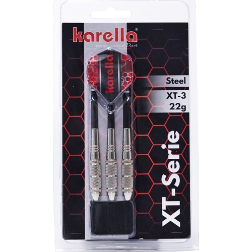 Karella XT-3 tērauda smailes šautriņas, 22 g