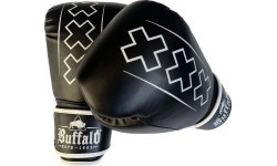 Buffalo Outrage boksa cimdi, melnbalti, 14oz