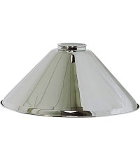 Vaļējs hromēts lampas abažūrs 37cm